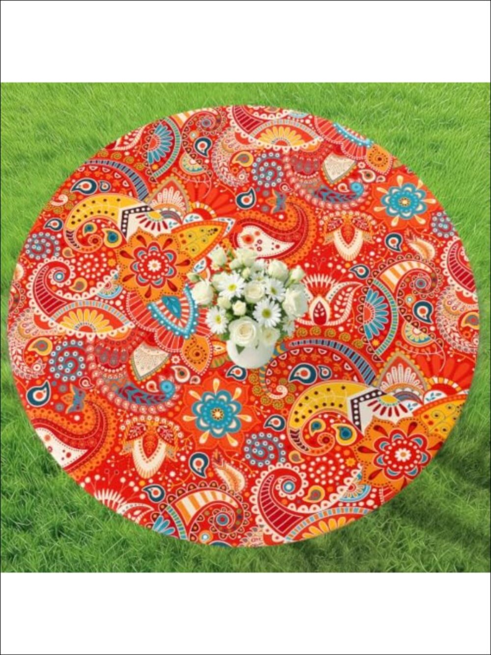 Spandex Fitted Round Table Cover for 45-56 Tables